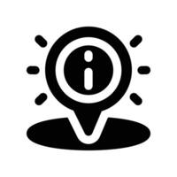 location icon. glyph icon for your website, mobile, presentation, and logo design. vector