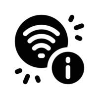 signal icon. glyph icon for your website, mobile, presentation, and logo design. vector