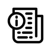 newspaper icon. line icon for your website, mobile, presentation, and logo design. vector