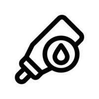 eye drop icon. line icon for your website, mobile, presentation, and logo design. vector