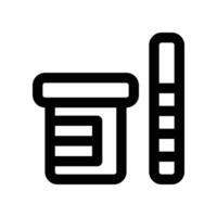 urine test icon. line icon for your website, mobile, presentation, and logo design. vector