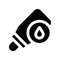 eye drop icon. glyph icon for your website, mobile, presentation, and logo design. vector