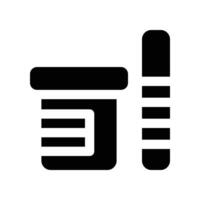 urine test icon. glyph icon for your website, mobile, presentation, and logo design. vector