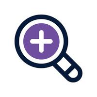 search icon. dual tone icon for your website, mobile, presentation, and logo design. vector