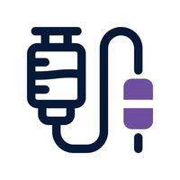 transfusion icon. dual tone icon for your website, mobile, presentation, and logo design. vector