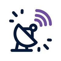 antenna icon. dual tone icon for your website, mobile, presentation, and logo design. vector