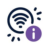 signal icon. dual tone icon for your website, mobile, presentation, and logo design. vector