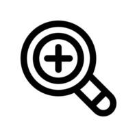 search icon. line icon for your website, mobile, presentation, and logo design. vector