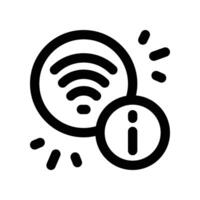 signal icon. line icon for your website, mobile, presentation, and logo design. vector