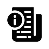 newspaper icon. glyph icon for your website, mobile, presentation, and logo design. vector