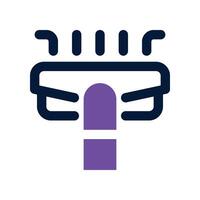vacuum cleaner icon. dual tone icon for your website, mobile, presentation, and logo design. vector