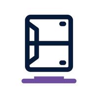 refrigerator icon. dual tone icon for your website, mobile, presentation, and logo design. vector