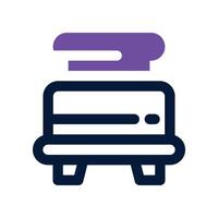 toaster icon. dual tone icon for your website, mobile, presentation, and logo design. vector