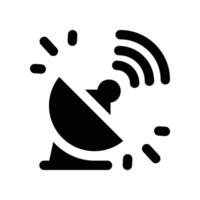 antenna icon. glyph icon for your website, mobile, presentation, and logo design. vector