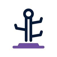 coat hanger icon. dual tone icon for your website, mobile, presentation, and logo design. vector