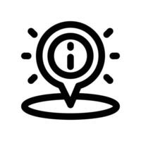 location icon. line icon for your website, mobile, presentation, and logo design. vector