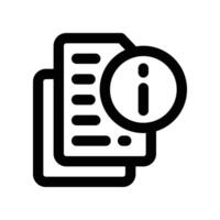 file icon. line icon for your website, mobile, presentation, and logo design. vector