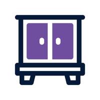 cabinet icon. dual tone icon for your website, mobile, presentation, and logo design. vector