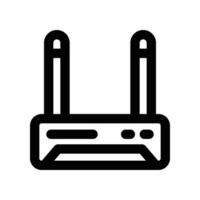 router icon. line icon for your website, mobile, presentation, and logo design. vector