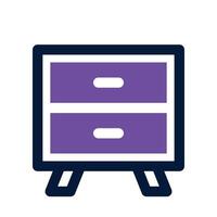 drawers icon. dual tone icon for your website, mobile, presentation, and logo design. vector