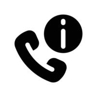 contact icon. glyph icon for your website, mobile, presentation, and logo design. vector