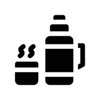 thermos icon. glyph icon for your website, mobile, presentation, and logo design. vector