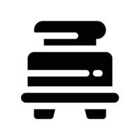 toaster icon. glyph icon for your website, mobile, presentation, and logo design. vector