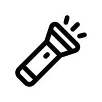 flashlight icon. line icon for your website, mobile, presentation, and logo design. vector