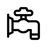 water tap icon. line icon for your website, mobile, presentation, and logo design. vector