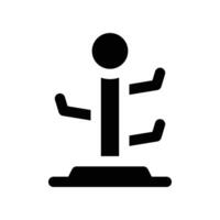 coat hanger icon. glyph icon for your website, mobile, presentation, and logo design. vector