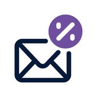 mail icon. dual tone icon for your website, mobile, presentation, and logo design. vector