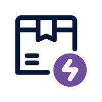 flash sale icon. dual tone icon for your website, mobile, presentation, and logo design. vector