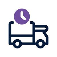 delivery icon. dual tone icon for your website, mobile, presentation, and logo design. vector