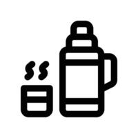 thermos icon. line icon for your website, mobile, presentation, and logo design. vector