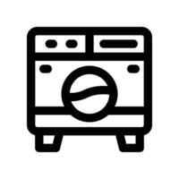 washing machine icon. line icon for your website, mobile, presentation, and logo design. vector