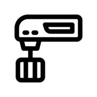 mixer icon. line icon for your website, mobile, presentation, and logo design. vector