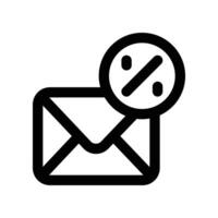 mail icon. line icon for your website, mobile, presentation, and logo design. vector
