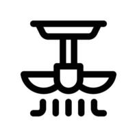 ceiling fan icon. line icon for your website, mobile, presentation, and logo design. vector