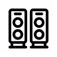 speaker icon. line icon for your website, mobile, presentation, and logo design. vector