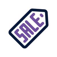 sale tag icon. dual tone icon for your website, mobile, presentation, and logo design. vector