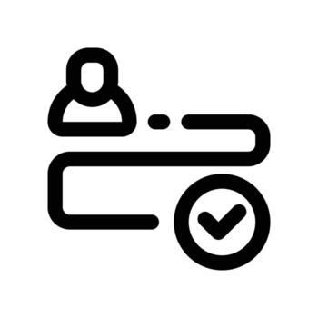 process icon. line icon for your website, mobile, presentation, and logo design. vector