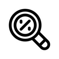 search icon. line icon for your website, mobile, presentation, and logo design. vector