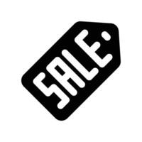 sale tag icon. glyph icon for your website, mobile, presentation, and logo design. vector