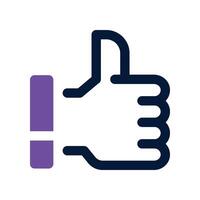 like icon. dual tone icon for your website, mobile, presentation, and logo design. vector
