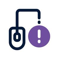 mouse icon. dual tone icon for your website, mobile, presentation, and logo design. vector