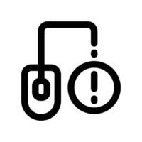 mouse icon. line icon for your website, mobile, presentation, and logo design. vector