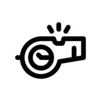 whistle icon. line icon for your website, mobile, presentation, and logo design. vector