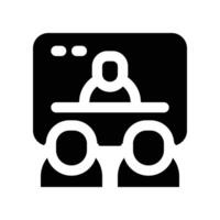 training icon. glyph icon for your website, mobile, presentation, and logo design. vector