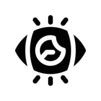vision icon. glyph icon for your website, mobile, presentation, and logo design. vector