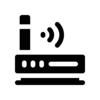router icon. glyph icon for your website, mobile, presentation, and logo design. vector